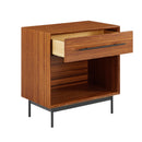 Greenington Taylor 28" 1 Drawer Nightstand In Amber