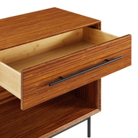 Greenington Taylor 28" 1 Drawer Nightstand In Amber