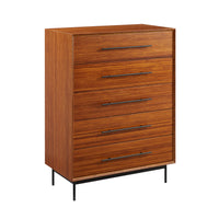 Greenington Taylor 5 Drawer Chest In Amber