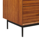 Greenington Taylor 5 Drawer Chest In Amber