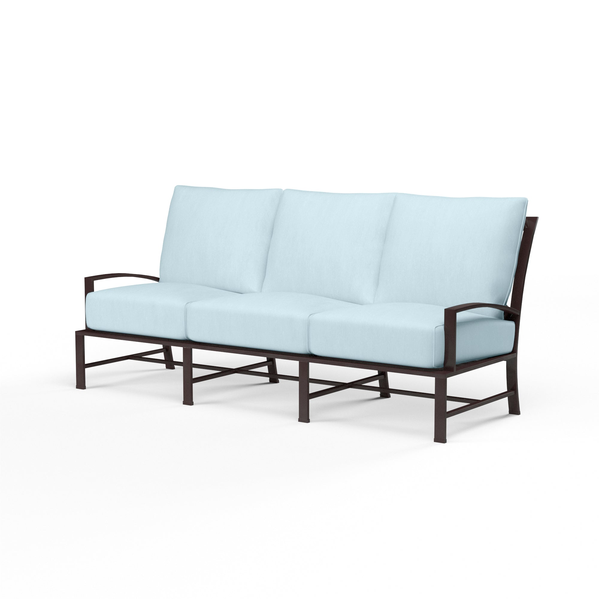 Sunset West La Jolla Aluminum Sofa with Cushion
