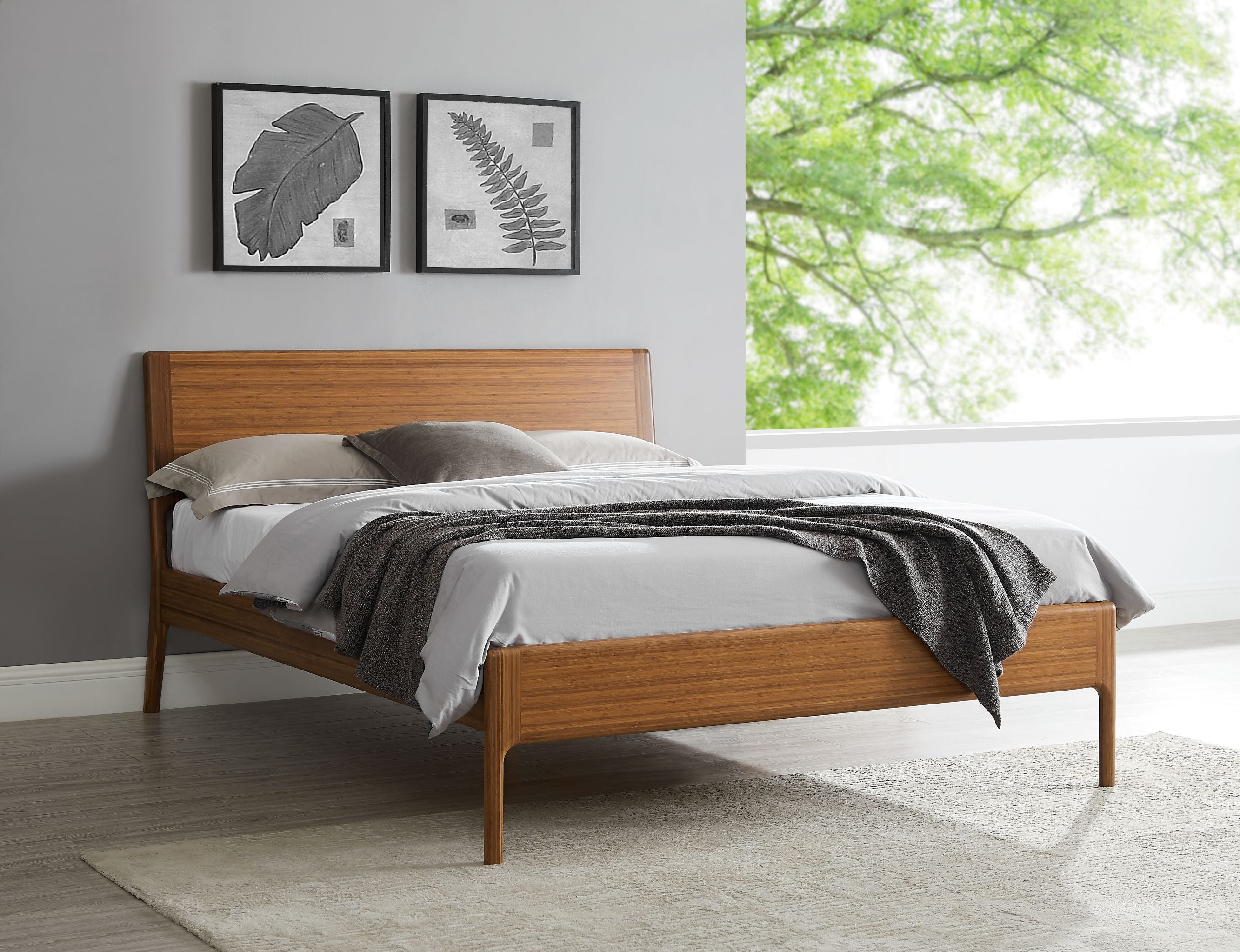 Greenington Ventura Queen Platform Bed - Amber