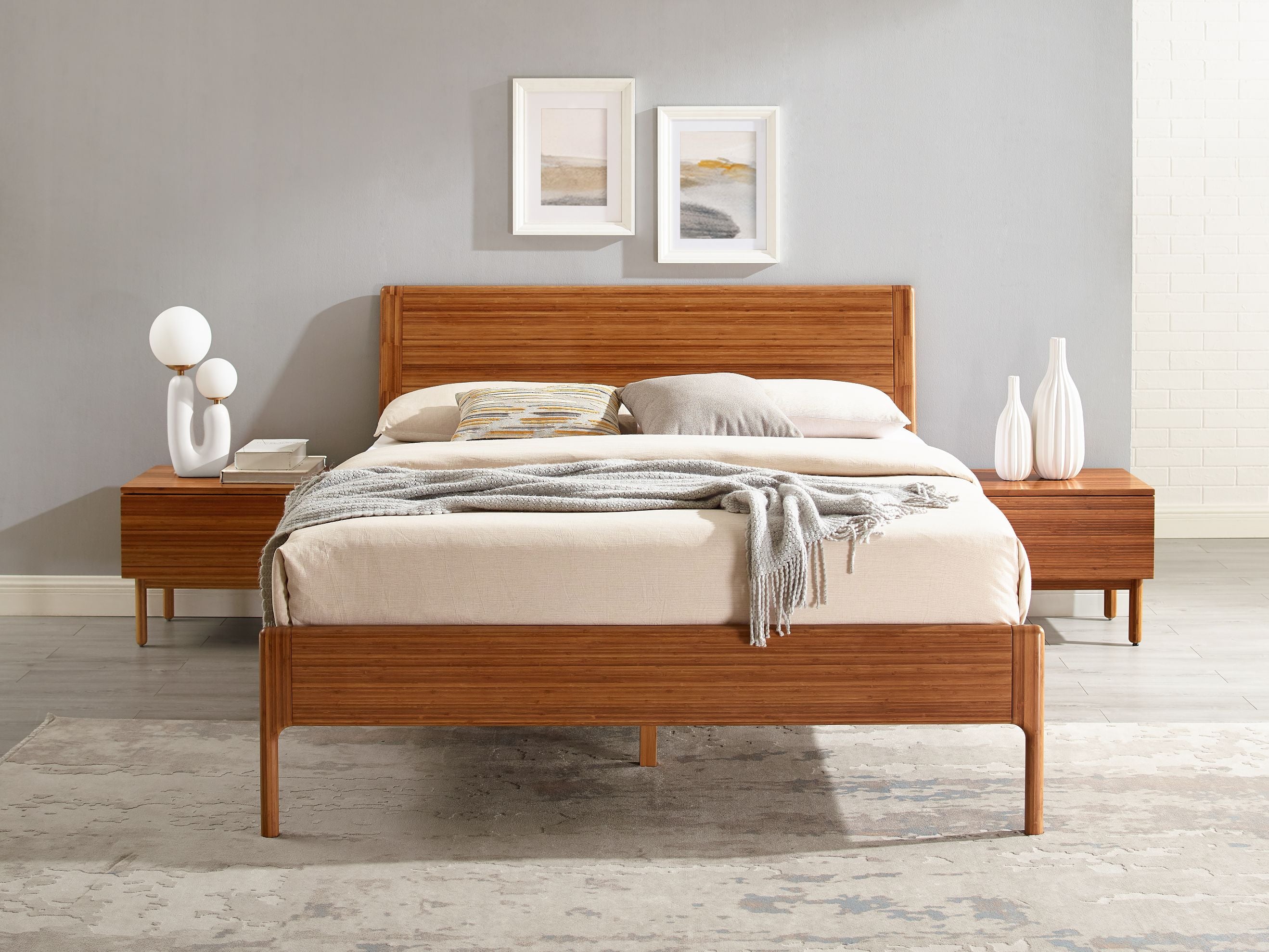 Greenington Ventura King Platform Bed - Amber
