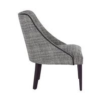 Sunpan Ragona Lounge Chair Grey Oak-Naya Check Black / Light Grey Oak-Naya Check Light Grey