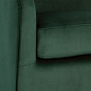 Sunpan Hazel Swivel Lounge Chair in Gold - Belfast Heather Grey / Black Sky / Blush Sky / Burgundy Sky / Deep Green Sky / Navy Blue Sky / Dark-Bronze Gold Sky