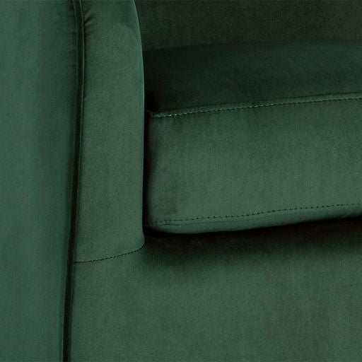 Sunpan Hazel Swivel Lounge Chair in Gold - Belfast Heather Grey / Black Sky / Blush Sky / Burgundy Sky / Deep Green Sky / Navy Blue Sky / Dark-Bronze Gold Sky