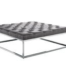 Sunpan Sutton Ottoman - Cantina Magnetite