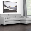 Sunpan Lautner Sofa Bed Chaise - Raf - Limelight Honey / Liv Dove