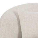Sunpan Soraya Swivel Armless Chair - Dove Cream