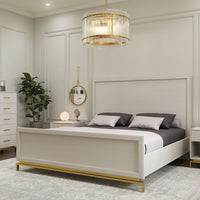 Sunpan Kore Chandelier Small / Large - Brass - Clear