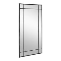 Sunpan Pasadena Floor Mirror Black / Brass