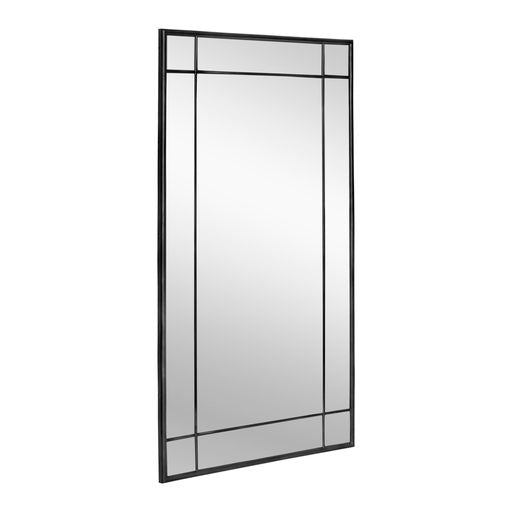 Sunpan Pasadena Floor Mirror Black / Brass