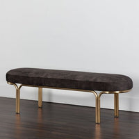 Sunpan Gwen Bench Nono Cream / Nono Shitake