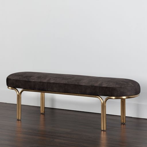 Sunpan Gwen Bench Nono Cream / Nono Shitake