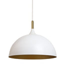 Sunpan Lohn Pendant Light Matte Black / Matte White