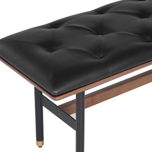 Sunpan  Staten Bench Black / Vienna Cream