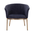 Sunpan Nadine Lounge Chair Chacha Grey / Chacha Navy