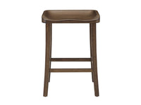 Greenington Tulip Counter Height Stool Caramelized / Black Walnut - Set of Two