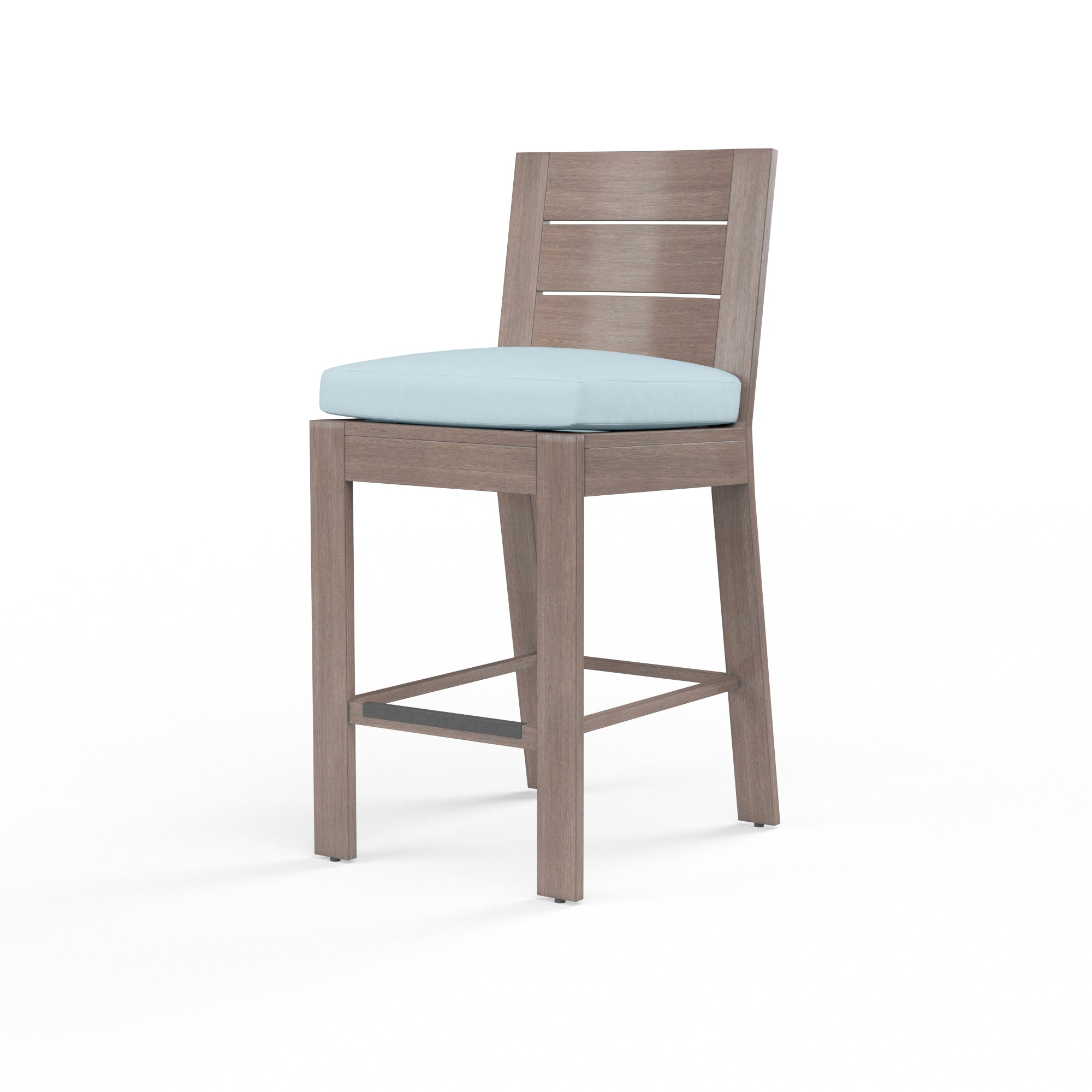Sunset West Laguna Aluminum Barstool with Cushion