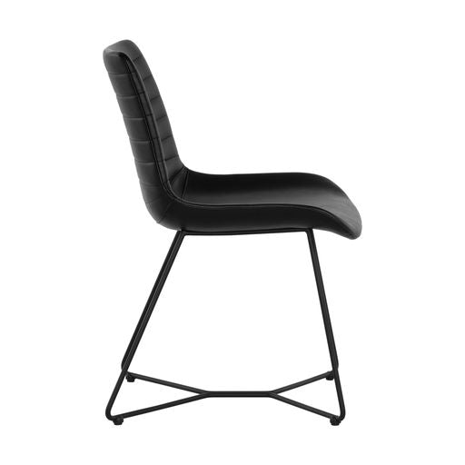 Sunpan Gracen Dining Chair in Hazelnut / Nightfall Black