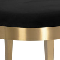 Sunpan Jolie Bench - Black Sky