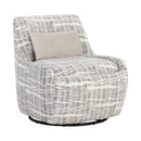 Sunpan Taira Swivel Lounge Chair - Shade Driftwood / Navarro Stone