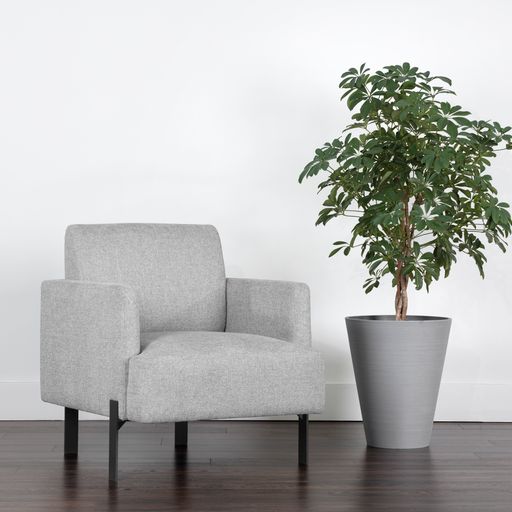 Sunpan Lorilyn Lounge Chair - Belfast Heather Grey / Danny Sage Green