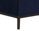 Sunpan Kosovo Modular Banquette Bench Abbington Navy / Polo Club Stone