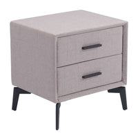 Zuo Modern Halle Side Table in Gray