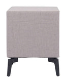 Zuo Modern Halle Side Table in Gray