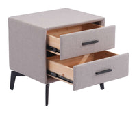 Zuo Modern Halle Side Table in Gray