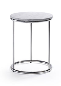 Woodstock Marketing Harden End Table Marble Top