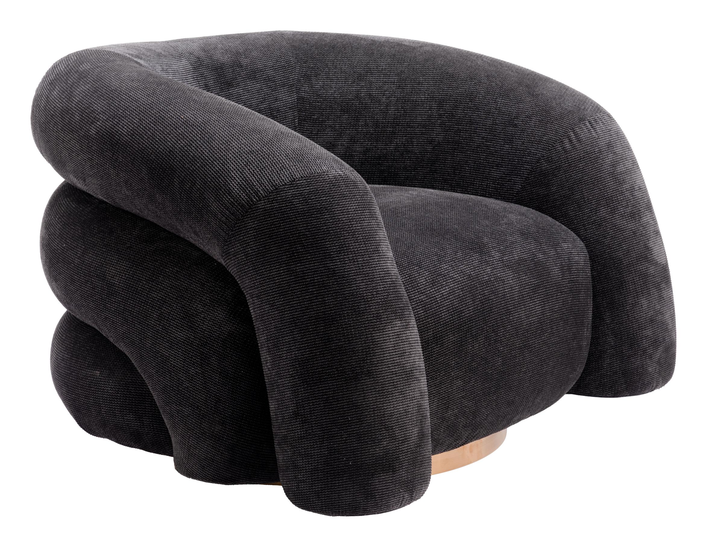 Zuo Modern Havn Accent Chair in Black