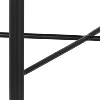 Sunpan Riz Stool - Black / Tan Leather
