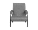 Sunpan Jill Lounge Chair - Salt and Pepper Tweed