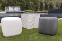 Sunset West Pebble End Table - Gray