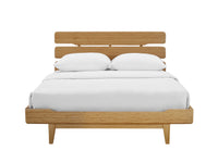 Greenington Currant California King Platform Bed Caramelized / Oiled Walnut