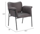 Zuo Modern Heritage Accent Chair Brown