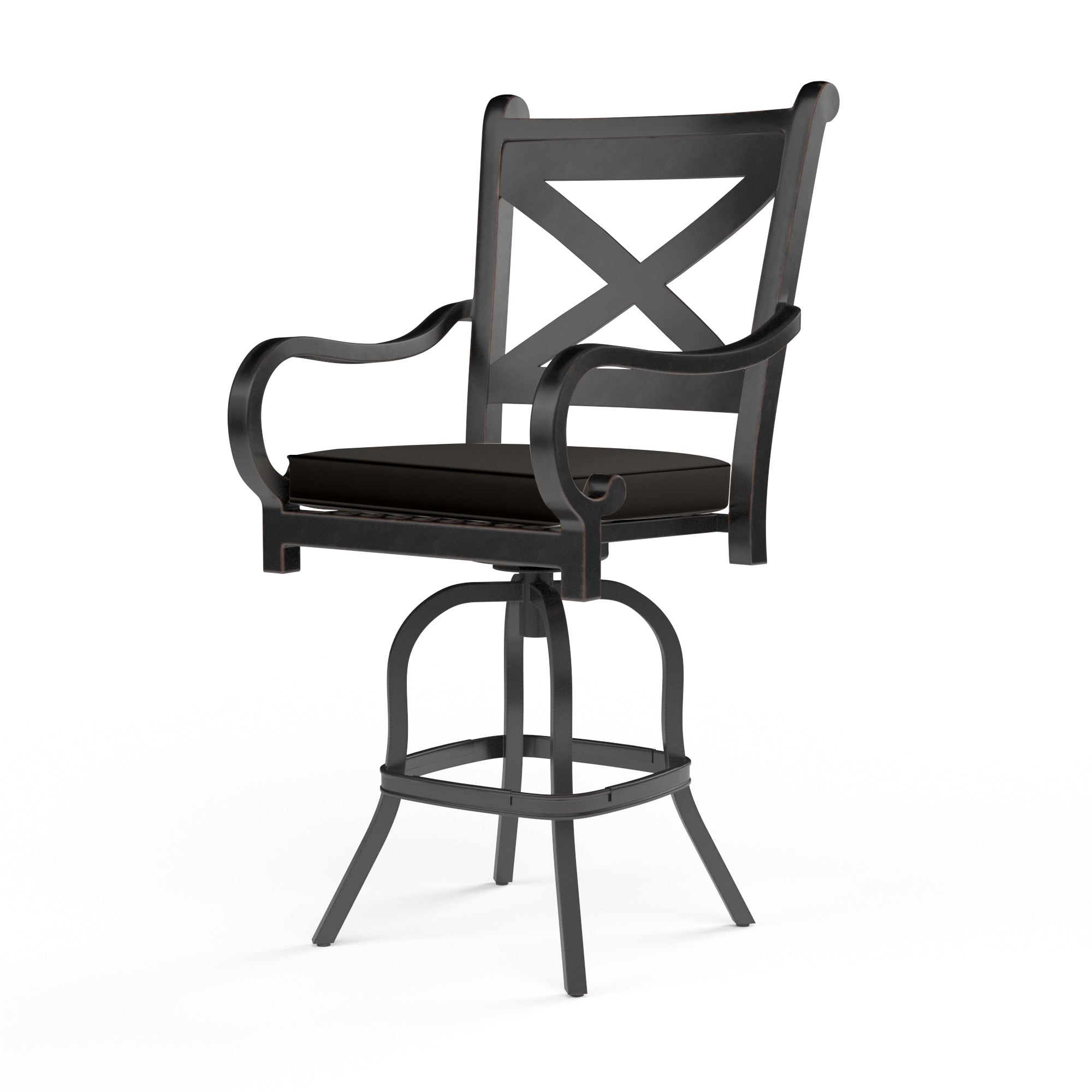 Sunset West Monterey Aluminum Barstool with Cushion