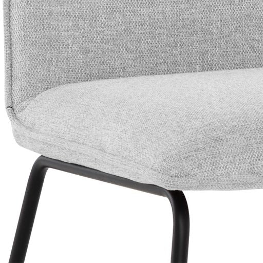Sunpan Huxley Dining Chair in Belfast Heather Grey / Dawn Grey