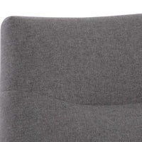 Sunpan Karson Swivel Lounge Chair in Charcoal Grey / Light Grey