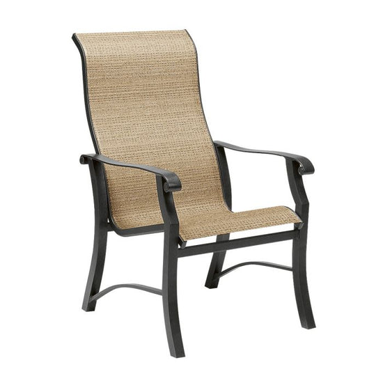 Woodard Cortland Sling High-Back Dining Armchair