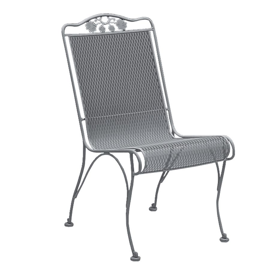 Woodard Briarwood High Back Dining Side Chair with Optional Seat and Back Cushion