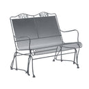 Woodard Briarwood High Back Love Seat Glider with Optional Seat Cushion