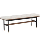 Sunpan  Staten Bench Black / Vienna Cream