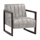 Sunpan Joaquin Lounge Chair Bravo Metal / Metropolis Blue