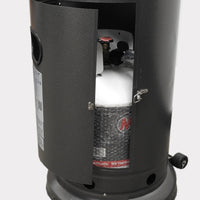 AZ Patio Heaters Outdoor Patio Heater in Hammered Silver / Bronze