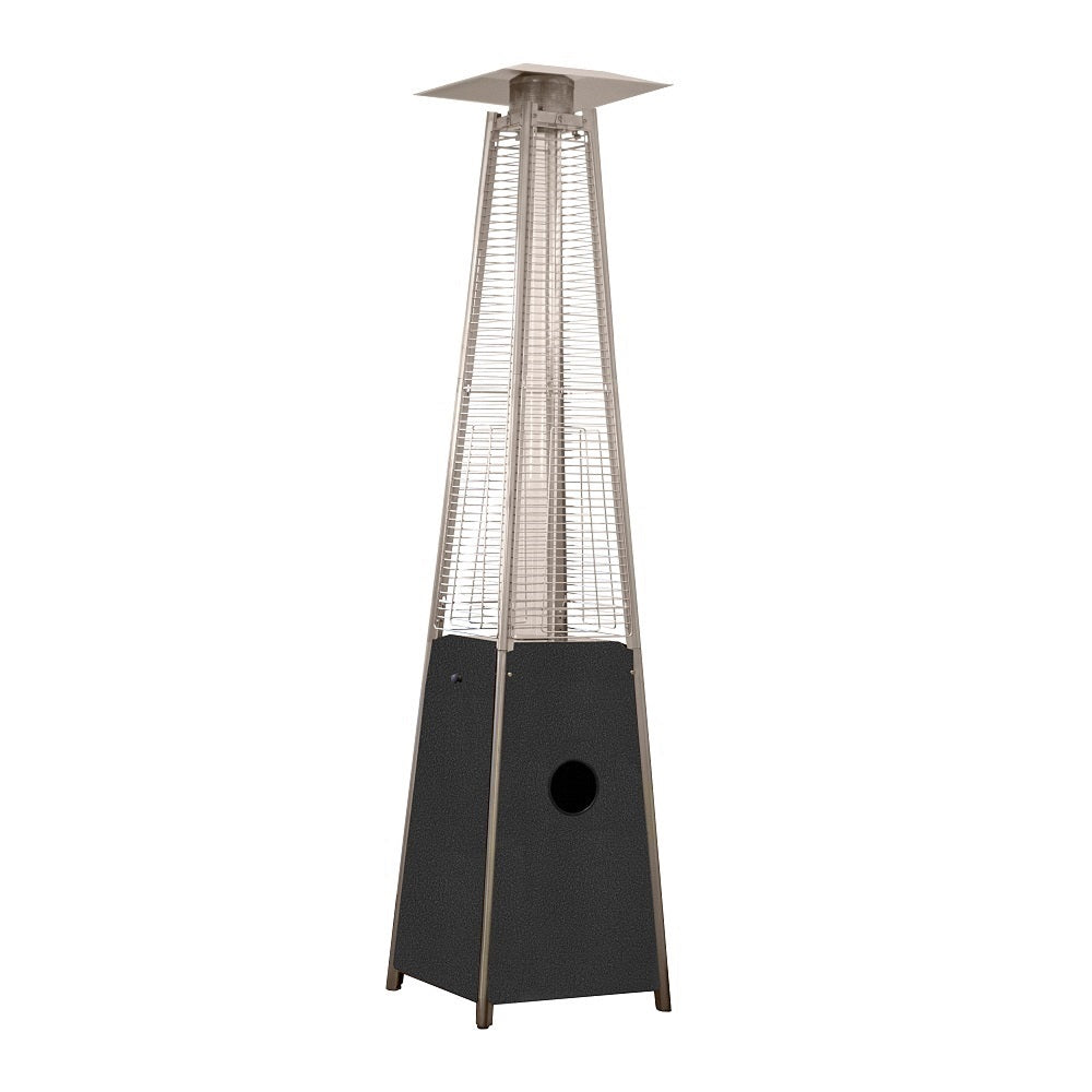 AZ Patio Heaters Glass Tube Patio Heater in Hammered Bronze / Silver / Black