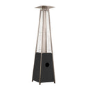 AZ Patio Heaters Glass Tube Patio Heater in Hammered Bronze / Silver / Black