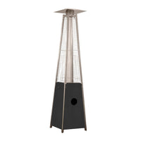 AZ Patio Heaters Glass Tube Patio Heater in Hammered Bronze / Silver / Black